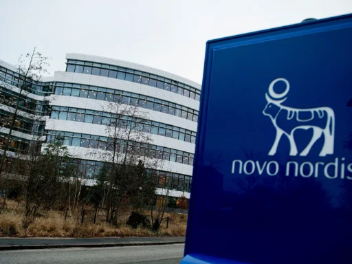 A photograph of Novo Nordisk headquarters